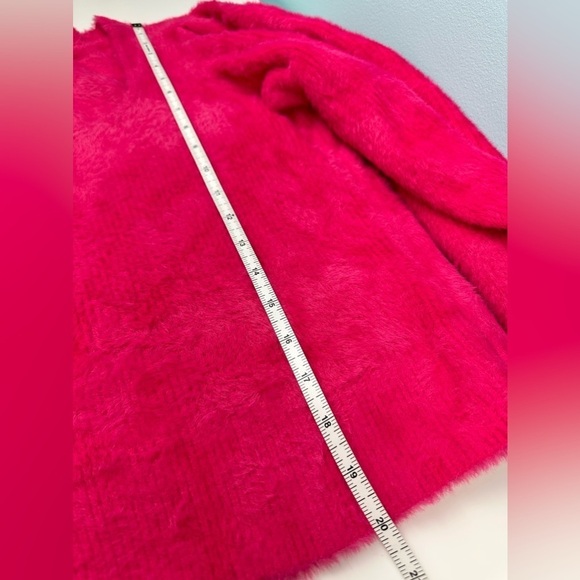 NWT Free People Raspberry Pop fuzzy sweater, size XL - Picture 14 of 16